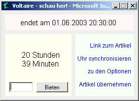 Screenshot vom Programm: SchnapperPlus