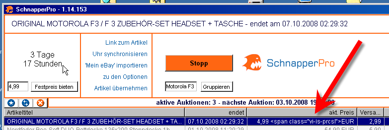 Heute .. nach dem aktualisieren ..